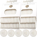52pcs Pearl White Sealing Wax Sticks for Glue Gun, Seal Stamp, Envelope Letter, Wedding Invitation Craft Adhesive - Mini Size, Great Gift Ideas