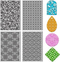 4PCS Polymer Clay Texture Sheets Set for Using with Clay Cutters, Vintage Clay Texture Mats, Pottery Jewelry Making Kit DIY Creative Crafts Tools
