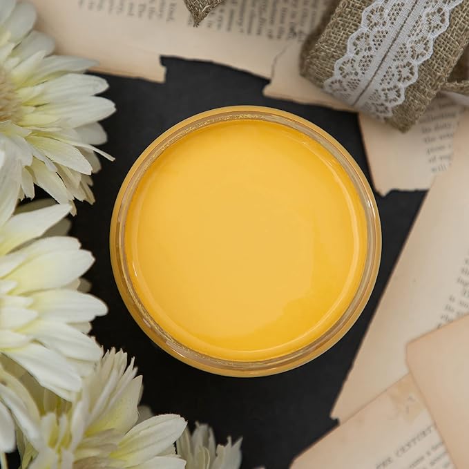 Dixie Belle Paint Company Chalk Finish Furniture Paint - Daisy (1 Gallon - 128oz) - Matte Vibrant Yellow Chic Chalk Mineral DIY Furniture Paint