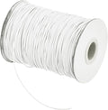 MECCANIXITY Waxed Cord 1.2mm Waxed Polyester Cord 175 Yard Wax String for Bracelet Making,Necklaces, Beading,Jewelry Making and DIY Crafts(White)