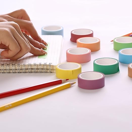Mr. Pen- Washi Tape Set, 10 Pack, Decorative Tape, Washi Tapes, Colored Tape, Scrapbook Tape, Halloween Supplies