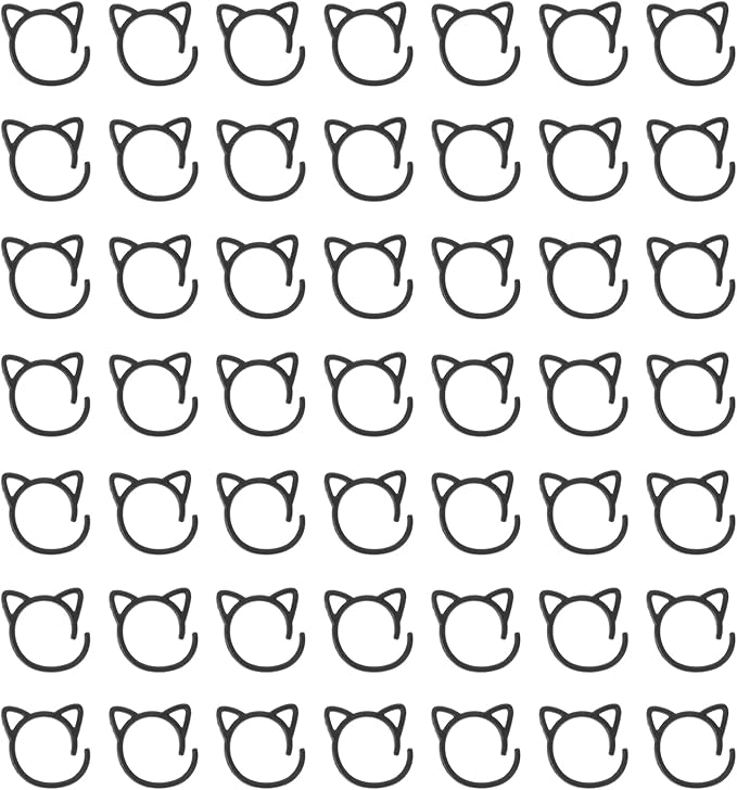 uxcell 50pcs Stitch Markers, Spiral Stitch Markers Crochet Needle Clip Counter Knit Ring Crochet Locking Sewing Accessories for DIY Handcraft Knitting and Crocheting, Black