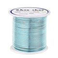 12 Gauge(2mm) Aluminum Wire 35 Yards Anodized Metal Wire for Bonsai Armature Crafting Sculpting Jewelry Craft Making Beading Floral (Ice Blue, 12 Gauge)