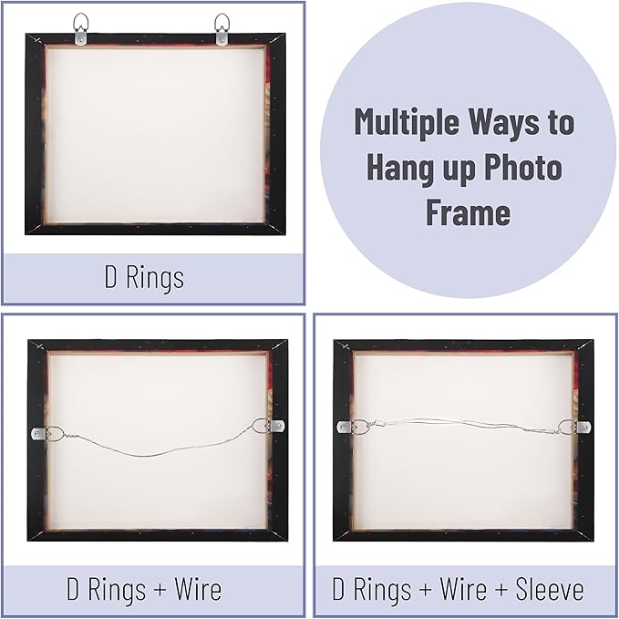 Mr. Pen- Picture Hanging Wire Kit, 100Ft Picture Wire Hanging, D Rings Picture Hanging, Picture Frame Hanging Kit, Picture Frame Wire, Wall Hanging Kit, Wire for Hanging Pictures, Painting Hanging Kit
