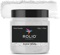 Rolio Premium Mica Powder - Astral White (50G / 1.76oz) - 1 Jar of White Pigment Powder for Epoxy Resin, Dye, Soap Making, Nail Polish, Paint, Candle Making, Bath Bombs, Slime