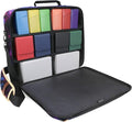 ENHANCE Designer Edition TCG Bag - MTG Shoulder Bag with Customizable Dividers & Accessory Pocket for Deck Boxes, Dice - Card Storage Compatible with Magic the Gathering, Lorcana (Galaxy)