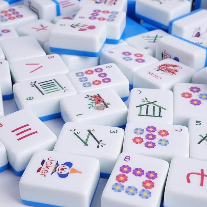American Mahjong Tile Set (Blue)