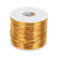 MECCANIXITY 18 Gauge Anodized Aluminum Craft Wire Bendable Bonsai Training Wire 492 Feet 1mm for Sculpting Crafts Wreath Floral Beading Jewelry Making, Yellow