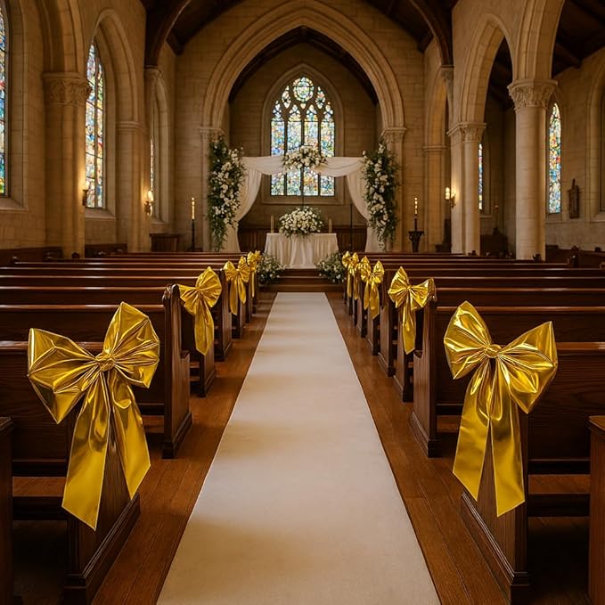 Anderson's Gold Shiny Metallic PVC Roll: 47" x 100' Flame-Resistant Event Decor for Weddings, Parties, Photo Booths, Gift Wrap, Table Covers, Backdrops, Crafts & Holiday Decorations