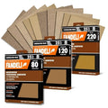 Multipurpose Sanding Sheets Assorted Grits: (25) 80, (25) 12, and (25) 220. 75PK..