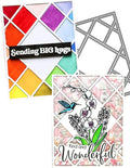 Mvchifay Cutting Dies for Card Making Metal Die-Cuts Scrapbooking Tool Hollow Frame DIY Craft Punch Template Embossing for Paper Album Decor (Style-A)