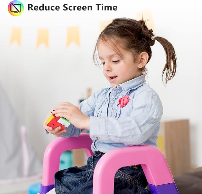 Full Size 3x3x3 Speed Cube Set, 2.2in Puzzle Party Favors Toy Stickerless Magic Cube Set, School Classroom Prize for Students, Birthday Party Stocking Stuffers Gifts for Kids Teens Adults(6 Pack)