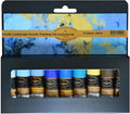 Charvin Extra Fine Professional Acrylic Paint Set for Artists, Sea Landscape - Bonjour Set of 9, 20 ml Tubes, Triple-Milled, Lightfast Pigments, Artist Acrylic Paints in Nature-Inspired Hues