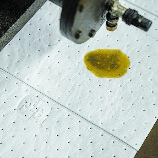 PIG Oil Mat - Oil-Only Absorbent Mat Roll - 1 Roll - 30" x 150' Roll - Absorbs up to 32 gallons per Roll - MAT458
