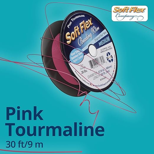 Soft Flex 49 Strand Beading Wire - Medium 0.19 Diameter - 30 Feet Nylon Design Wire