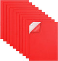 MEARCOOH Self Adhesive Foam Sheets, Red 9x12 Inch 2mm Sticky Eva Foam Paper for Crafts Cardmaking Photo Frames Classroom Scrapbooking Christmas Crafts (Red 10 Sheets)
