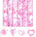 Tintnut Pink White Splash Heat Transfer Vinyl - 6 Sheets 10"x12"Watercolor HTV Patterned HTV Iron On Vinyl for T-Shirts Hats Clothes,for Cricut & Silhouette Cameo