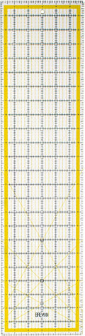 Breman Precision Quilting Rulers – 6x24 Inch Clear Acrylic Rulers for Quilting and Sewing – Laser-Cut Edge, Easy-Read Grid Lines, Angled Markers – Fabric Guide for Left & Right-Handed Users