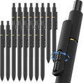 16 Pcs Gel Pens - 0.7mm Fine Point Smooth Writing Fidget Pens, Quick-Dry Long Lasting Black Ink, Office & School Supplies Men Women Student (16 Count, Black Ink)