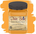 Dixie Belle Paint Company Chalk Finish Furniture Paint - Colonel Mustard (32oz) - Matte Retro Yellow Chic Chalk Mineral DIY Furniture Paint