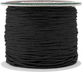 Mandala Crafts 0.5mm 109 Yards Black Cotton Waxed Cord for Jewelry Making Bracelet Cord Waxed String - Beading String Thread Jewelry Cords for Necklaces String