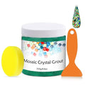 Mosaic Crystal Grout, Mosaics Tile Tools, Mosaic Tile Accessories – Essential for Handmade Grouting and Perfect for DIY Craft Projects (Green, 8.8oz)