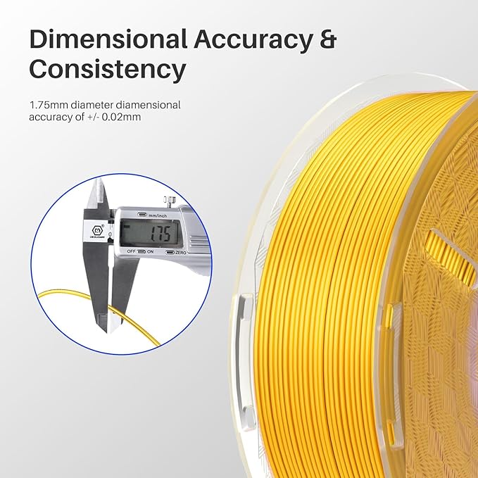 ELEGOO Silk PLA Filament 1.75mm Holly Green 1KG, 3D Printer Filament Dimensional Accuracy +/- 0.02mm, 1kg Spool(2.2lbs) Fits for Most FDM 3D Printers