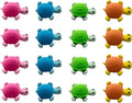 36 Pcs Pencil Eraser Set, 3D Cute Erasers for Kids, Children's Gifts, Party Favor, Classroom School Rewards (Turtle)
