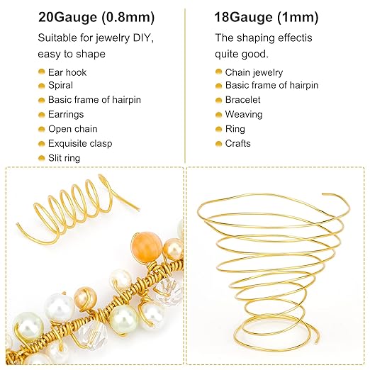 BENECREAT 20 Gauge Aluminum Wire - 770FT Anodized Colored Wire for Jewelry, Beading, Floral Crafts (FireBrick Red)