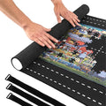 Puzzle Mat for Jigsaw Puzzle Fits 1500 1000 500 Piece Puzzles Roll-Up Puzzle Mat for Adults Kids Storage & Transport by Amuzi