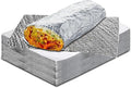 Insulation Sandwich Wrapping Paper Aluminum Foil Sheets - [100 Pack] - (14" x 10.3") - Aluminum Foil Sandwich Wrap Sheets For Sandwich Wraps, Burritos and BBQ