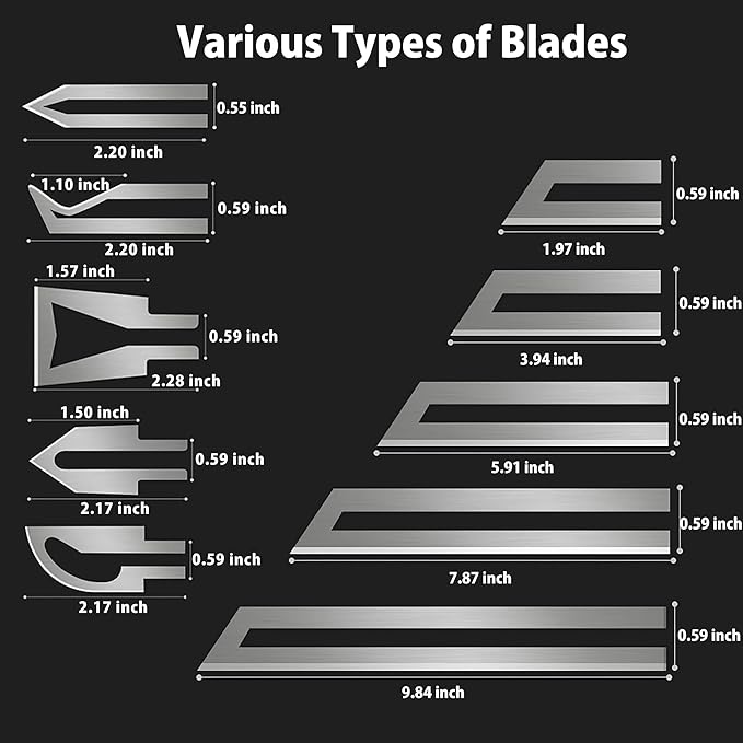 Foam Cutter Electric Hot Knife, Foam Cutting Tool Kit,300W Styrofoam Cutting Tool Kit for Cutting Foam Board Insulation, EPP, EPS, XPS, EVA, EPE, PU, KT Board, Sponge, Nylon (10-in-1 Kit)