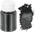 uxcell 10g/0.35oz Cosmetic Grade Mica Powder, 600 Mesh Mica Powder Natural Resin Epoxy Pigment Powders for Casting Resin, Candle Dye, DIY Nail Polish and Lip Gloss, Silver Black