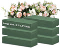 Gardace 6 Pack Floral Foam Blocks Each (8.7"L x 3.5"W x 2"H), Green Wet and Dry Floral Foam, Used for Fresh Flowers and Artificial Flowers, Plant Foam is Suitable for Wedding, Festival Decoration