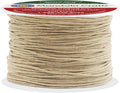 Mandala Crafts 1mm 109 Yards Natural Cotton Waxed Cord for Jewelry Making Bracelet Cord Waxed String - Beading String Thread Jewelry Cords for Necklaces String