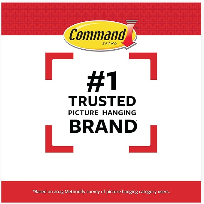 Command 5 lb Universal Picture Hanger, 3 Frame Hangers, 6 Command Strips and 6 Frame Stabilizer Strips for Sawtooth, D-Ring, Wire, Keyhole and Other Frames, Damage-Free Hanging for Home Decor