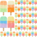 60 Pcs Ice Cream Sidewalk Chalk Set Multicolor Chalk Party Favors Bulk Washable Safe Outdoor Chalks for Kids Adults Fun Summer Playground Outdoor Activities Painting on Chalkboard Blackboard