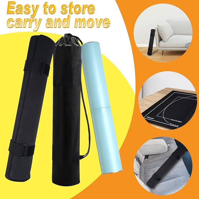 Rubber Jigsaw Puzzle Mat 1000 Pieces | 20" x 27"Puzzle Mats Roll Up | Jigsaw Puzzle Mats for Adult Puzzles Storage and Saver | Work with Puzzle Board and Puzzle Table
