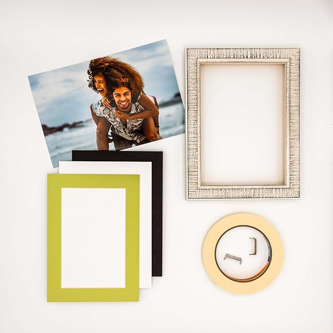 5x7 Mat for 8.5x11 Frame - Precut Mat Board Acid-Free Pistachio Green 5x7 Photo Matte For a 8.5x11 Picture Frame, Premium Matboard for Family Photos, Show Kits, Art, Picture Framing, Pack of 100 Mats
