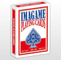 Plastic Playing Cards, Real Poker Size, Casino Quality, Jumbo Index, Exceptional Handing, Waterproof & Washable, Perfect for Texas Hold’em Poker, 1 Red Deck