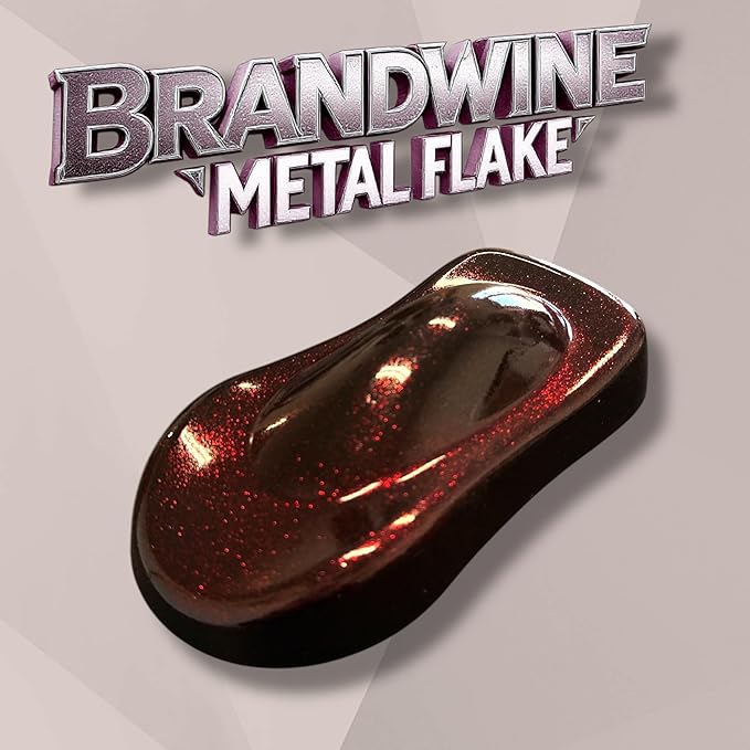 LiME LiNE Sprayable Metal Flake Paint Additive: Solvent Resistant Glitter for Automotive Custom Painting (Brandywine)