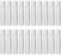 20 Pcs Sidewalk Chalks for Kids Non Toxic Jumbo Chalk for Party Gift Outdoor Art Classroom Play Painting (White)