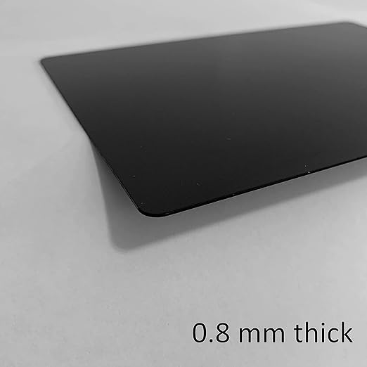 Metal Engraving Blanks for Etching w/Silhouette Cameo 4 Pro Plus, Brother Scan and Cut, Maker, Explore Air 2 or Laser Engraving Blanks - Anodized Aluminum Sheet Metal & Plates for Crafting- 10 Pack
