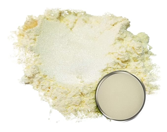 Eye Candy Premium Mica Powder Pigment “Ghost Gold” (25g) Multipurpose DIY Arts and Crafts Additive | Woodworking, Natural Bath Bombs, Resin, Paint, Epoxy, Soap, Nail Polish, Lip Balm (Ghost Gold, 25G)