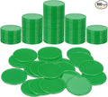 uxcell Plastic Poker Chips, Learning Counters Counting Counters Disks Markers Opaque Game Tokens for Game Play Math Counting