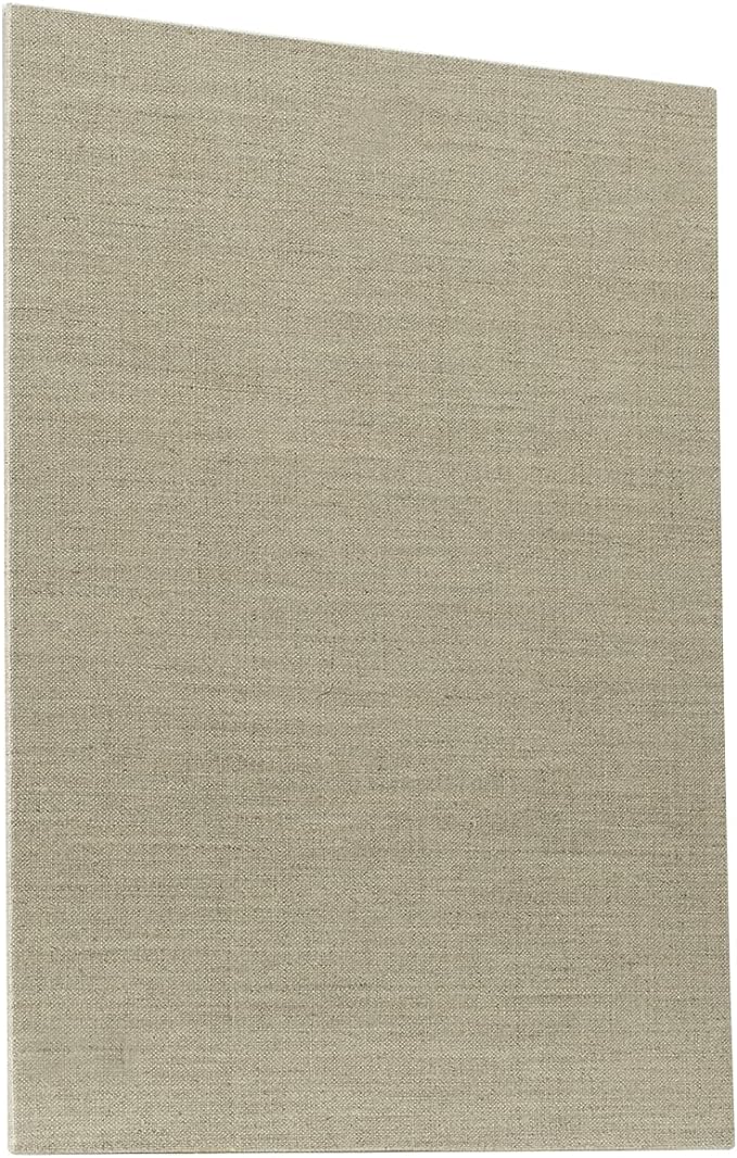 Senso Clear Primed Linen Panels - 5x5-3 Pack of Panels for Painting Oils, Acrylics, Pastels and More