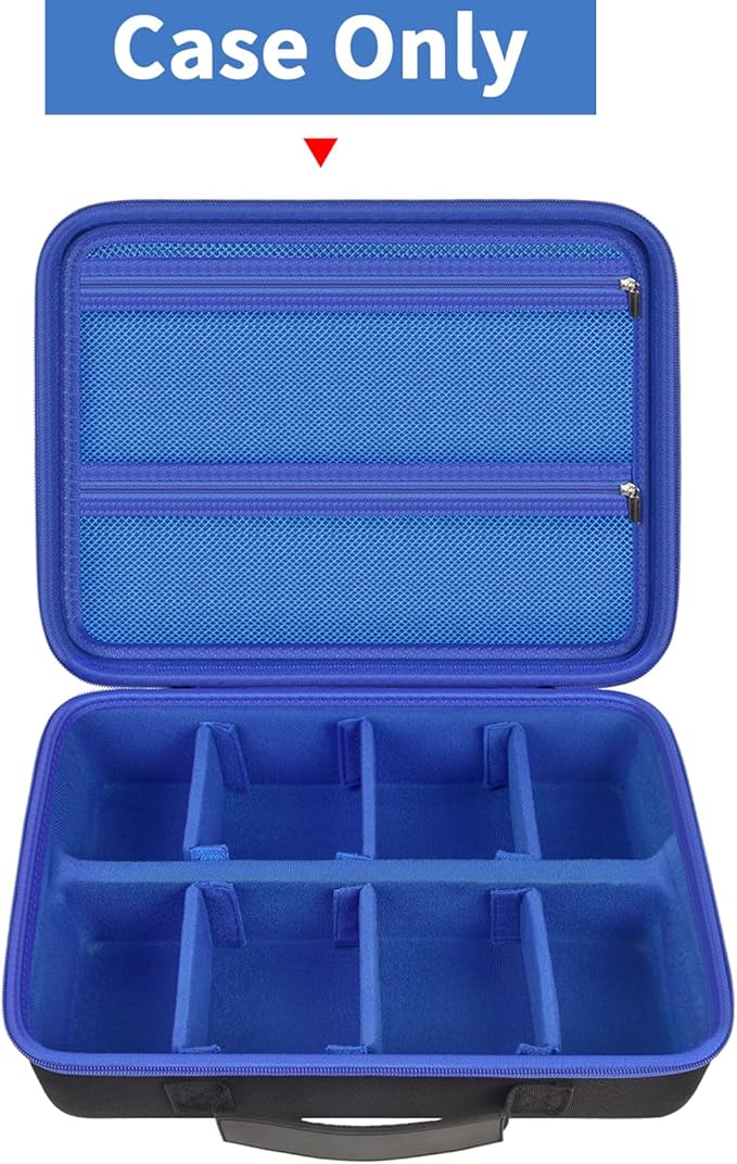 ALLPRIMO Trading Card Case Storage Box for 2700+ Cards. Deck Boxes Travel Organizer Holder Compatible with TCG/for Topps Baseball Sports/for C.A.H/for UNO/for MTG/for Yu-Gi-Oh Games -Blue