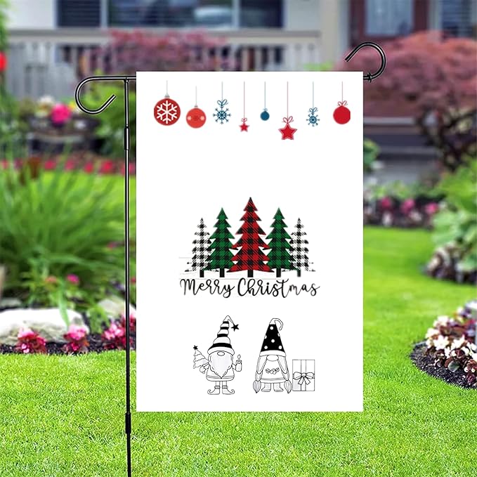 JAJADO Self Adhesive Reusable Christmas Stencils Merry Christmas Ornaments Silk Screen Stencils Winter Xmas Transfers for Coffee Bar, Office, School, Indoor Outdoor Christmas Home Decor Craft Project