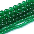 32PCS 12MM Green Jade Stone Beads Energy Healing Beads for DIY Jewelry Bracelet Necklace Making for Jewelry Making 15Inch
