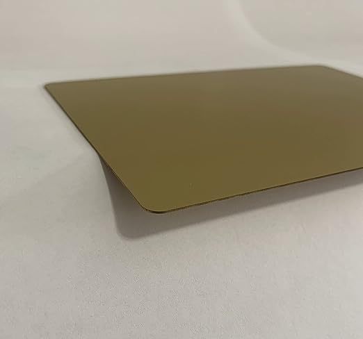 Metal Engraving Blanks for Etching w/Silhouette Cameo 4 Pro Plus, Brother Scan and Cut, Maker, Explore Air 2 or Laser Engraving Blanks - Anodized Aluminum Sheet Metal & Plates for Crafting- 10 Pack